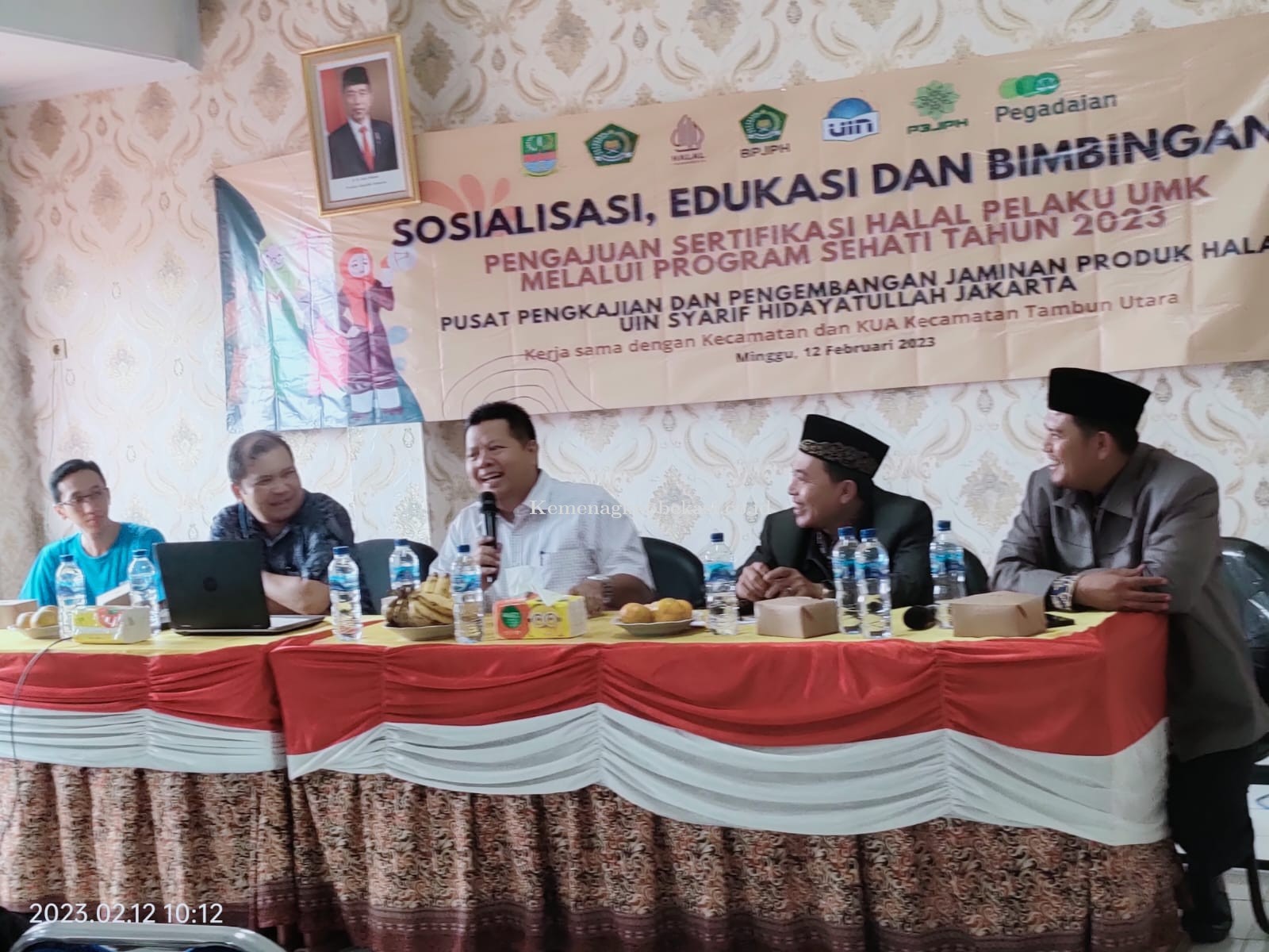 Sosialisasi, Edukasi Dan Bimtek Sertifikasi Halal Self Declare (Kerjasama KUA, Kecamatan Tambun Utara dan P3JPH UIN Syarif Hidayatullah Jakarta)